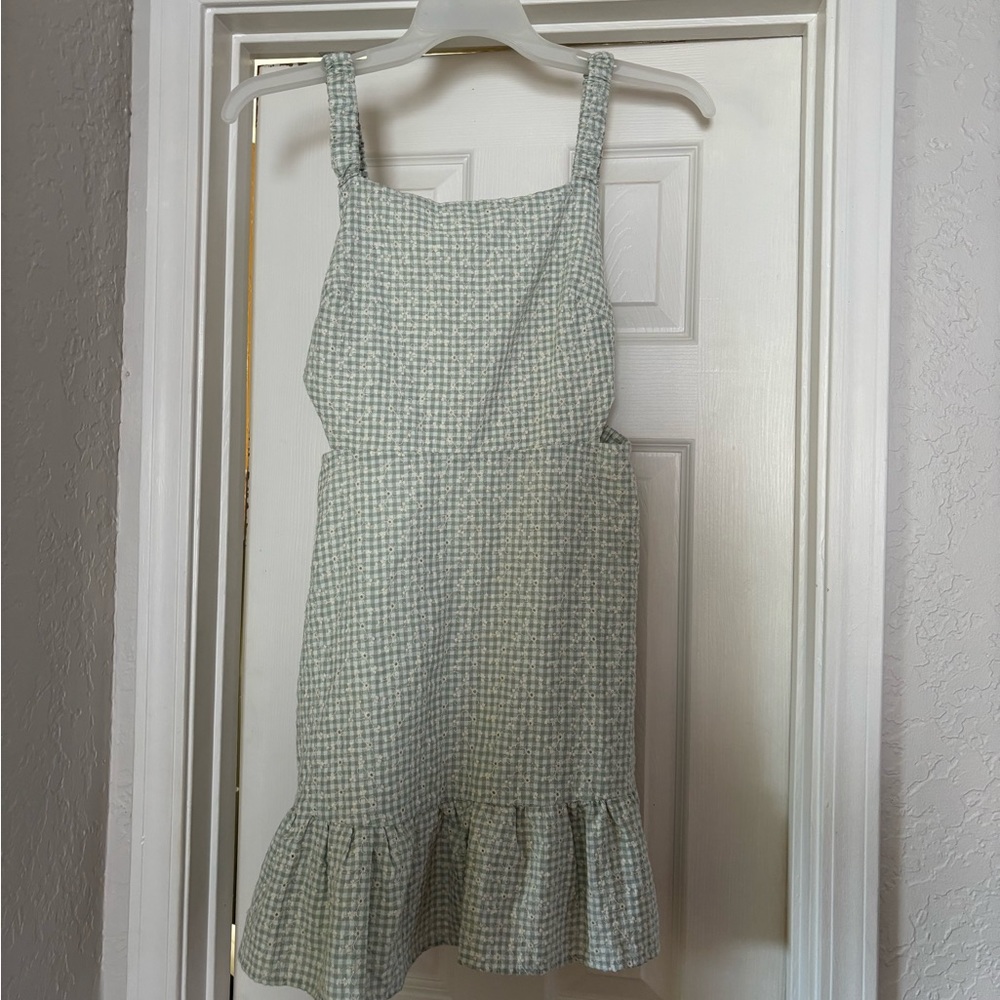 Green Gingham Easter dress!
